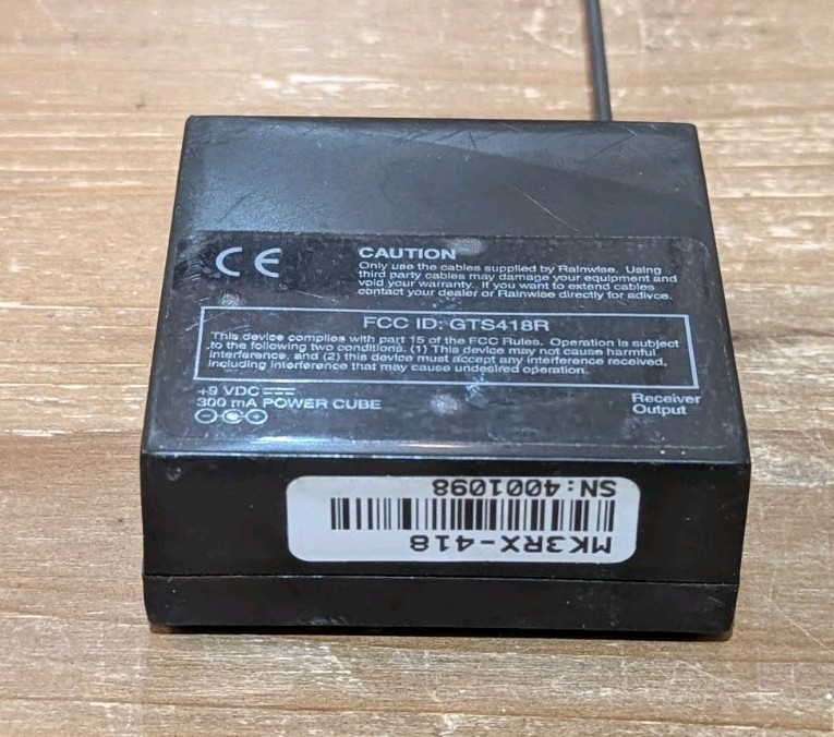 RainWise CC-2000 Interface & MK3RX-418 Receiver Bundle | 418MHz Weather Data