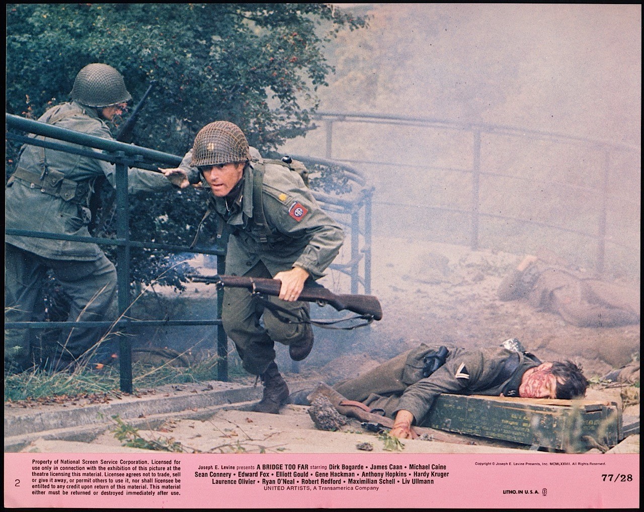1977 A BRIDGE TOO FAR Lobby Card Set SEAN CONNERY Operation Market Garden WWII