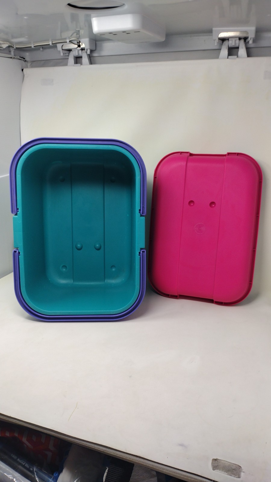 VTG 90s Eagle Craftstor Craft Tote Storage System Organizer Container