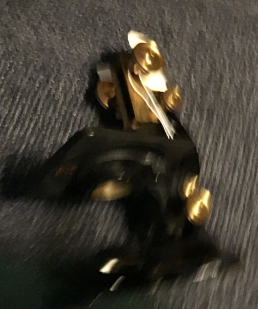 Ernst E.Leitz Wetzlar microscope Vintage Original Brass Knobs ASIS Parts Salvage