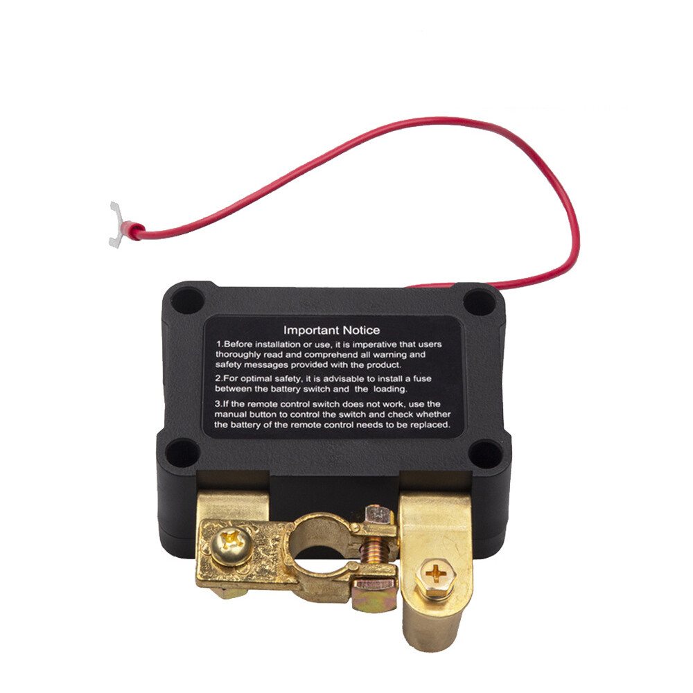 Remote Battery Disconnect Switch 12V 240A Kill Switch for Car with Led Voltage