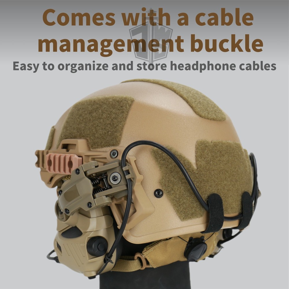 P30 tactical headset with noise cancellation and pickup function