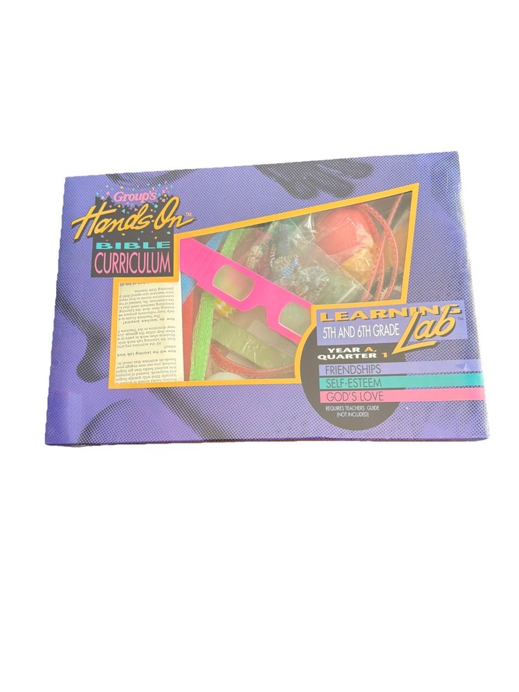 VTG 1992 Group's Hands-On Bible Curriculum Learning Lab Grades 5th & 6th SEALED
