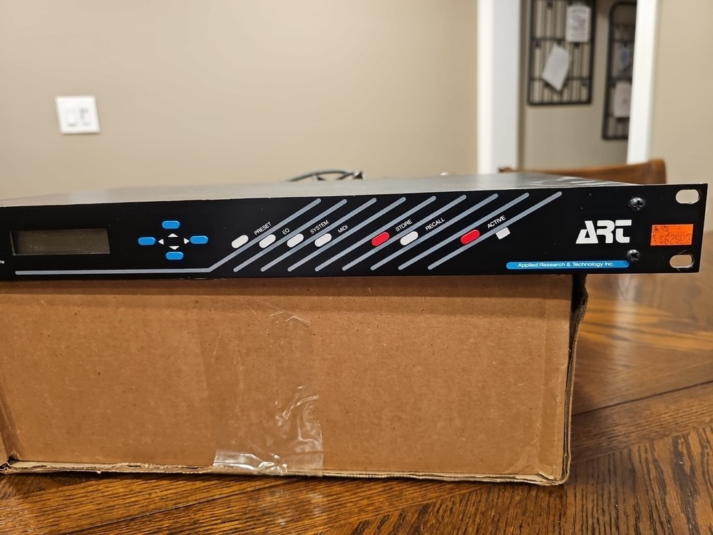 ART iEQ Smartcurve Programmable EQ with Midi Control, Rack Mount