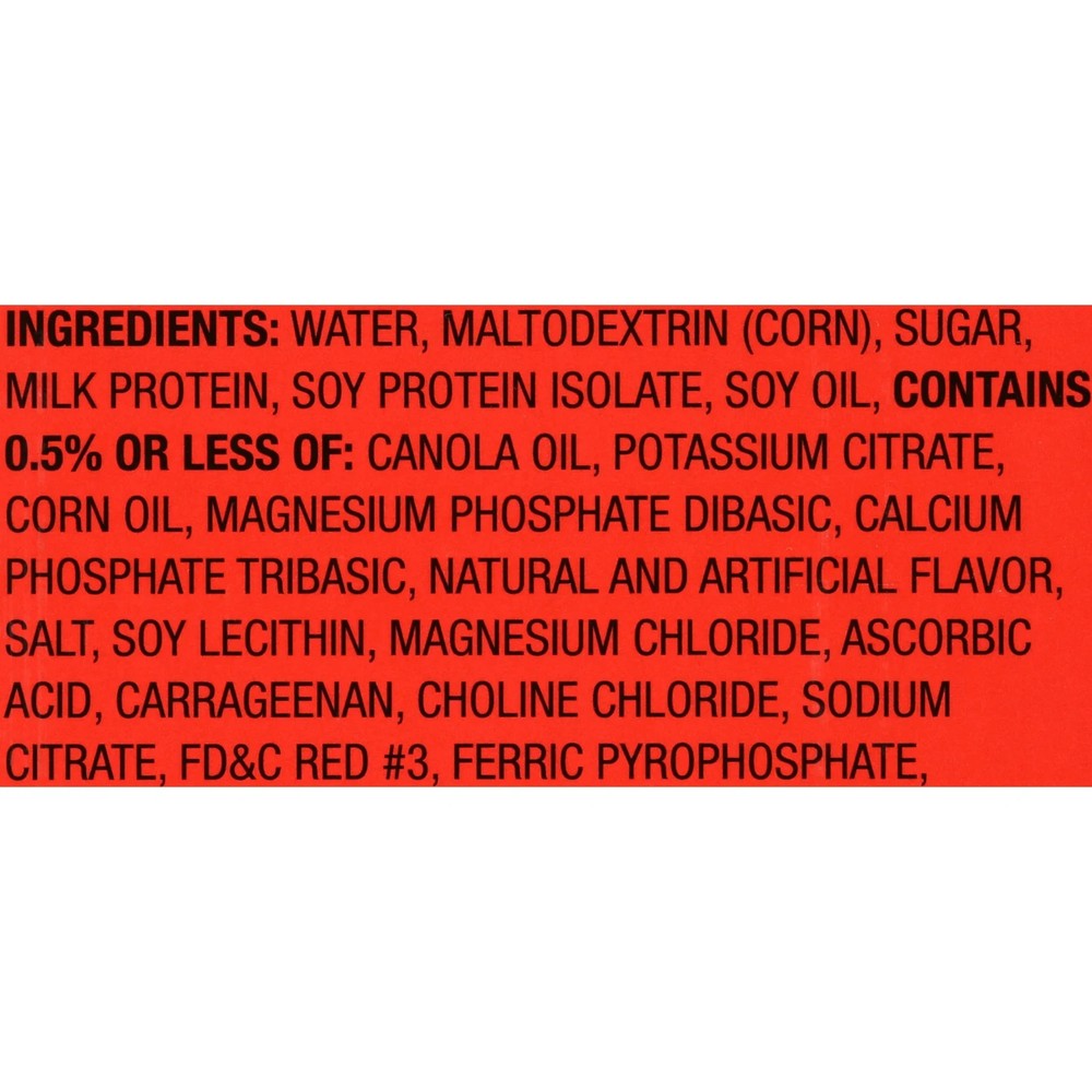 Strawberry Nutritional Meal Replacement Shake 8oz Bottles 24 Pack