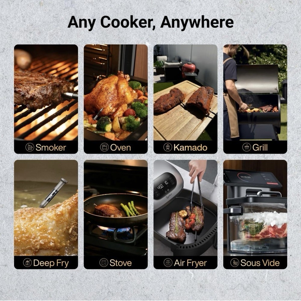 Typhur Sync Gold Lite Smart Wireless Thermometer Model WT10 (No Manual)