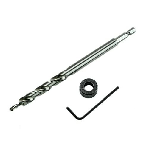 2 Set Step Drill Bit Hex Twist Drill Bits Kit Pocket Hole Tool