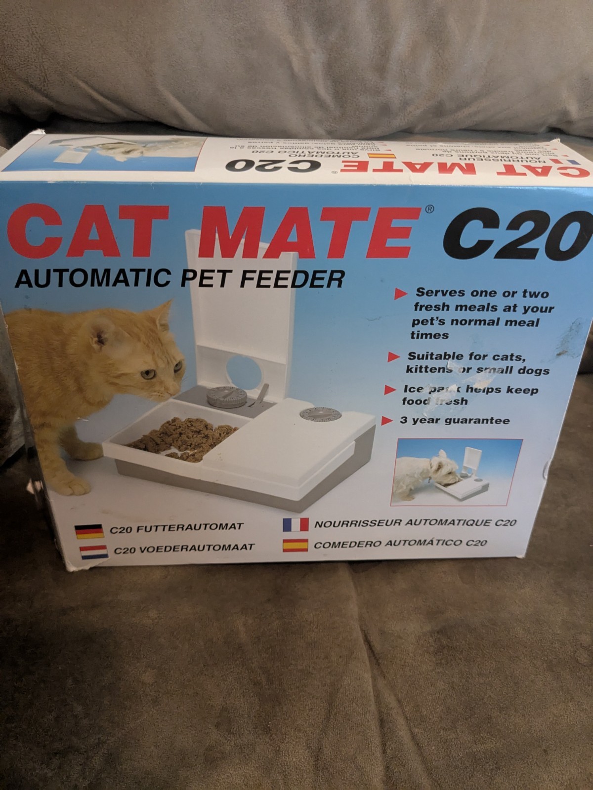 Cat Mate C20 Timed Automatic Pet Feeder. Brand New.