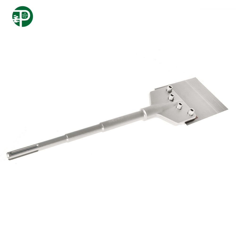 6" × 25" SDS Max Floor Scraper 6” Wide Tile Removal Bit & Heavy Duty Blade
