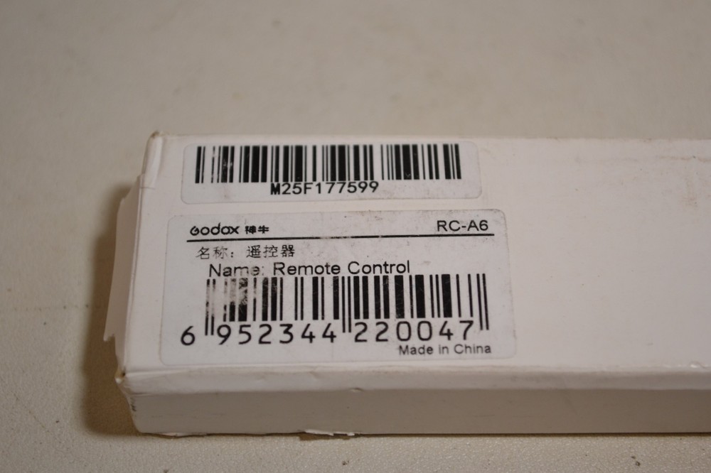 Godox RC-A6 Remote Control M25F177599 BLACK