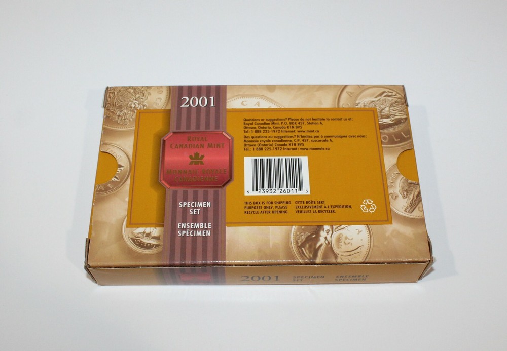 2001 Canadian Royal Mint Specimen Set