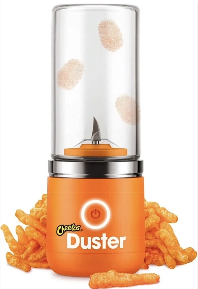 Cheetos Duster Bundle limited Edition Orange Plug In Orange Blender
