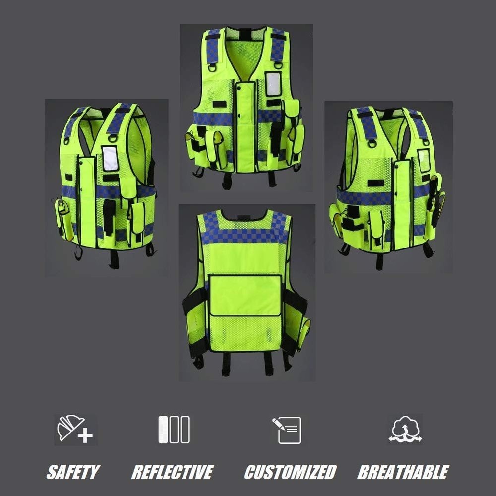 Reflective Safety Vest with High Visibility