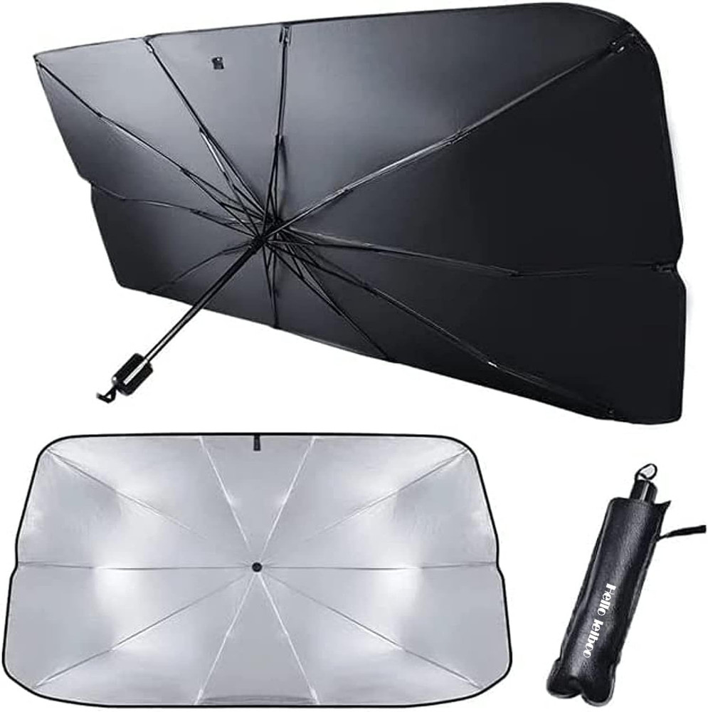 Heat-Blocking Foldable Sunshade - Universal Car Windshield Cover