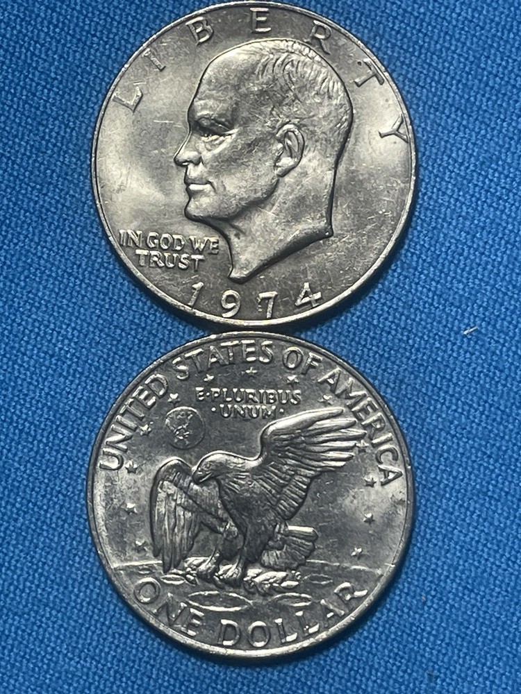 “IKE SILVER DOLLAR” 71-78 P or D Eisenhower ~ You Get 1 Randomly Selected.