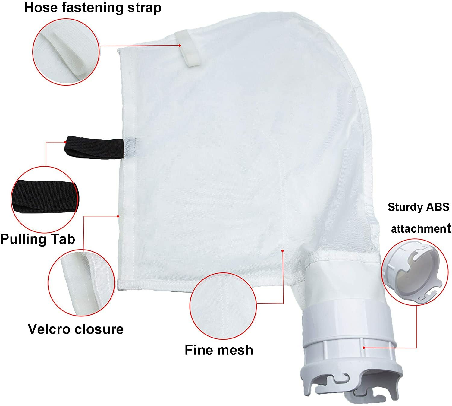 360002 Fine Mesh Debris Bag For Pentair Legend, Platinum, Letro Pool Cleaners