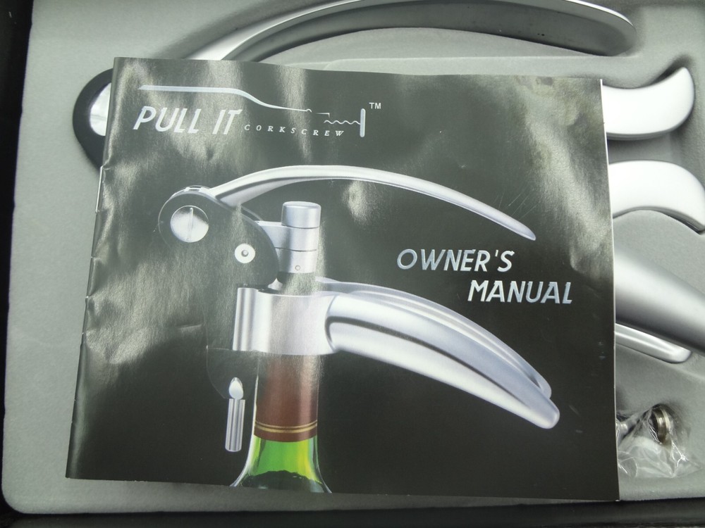 Crofton Metal Corkscrew Kit Includes Foil Cutter & Spare Worm Screw