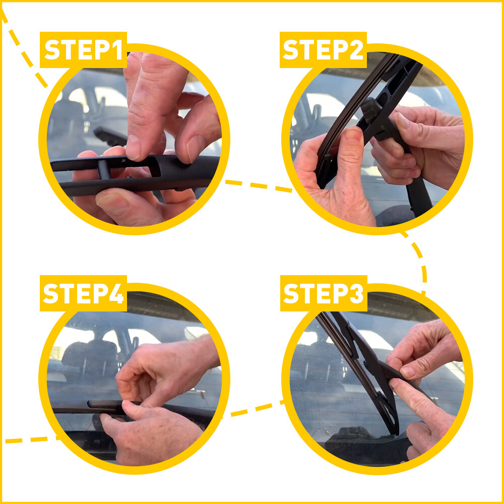 Rear Wiper Arm Blade For Ford 2012-2018 Focus hatchback Back Windshield Wiper EA