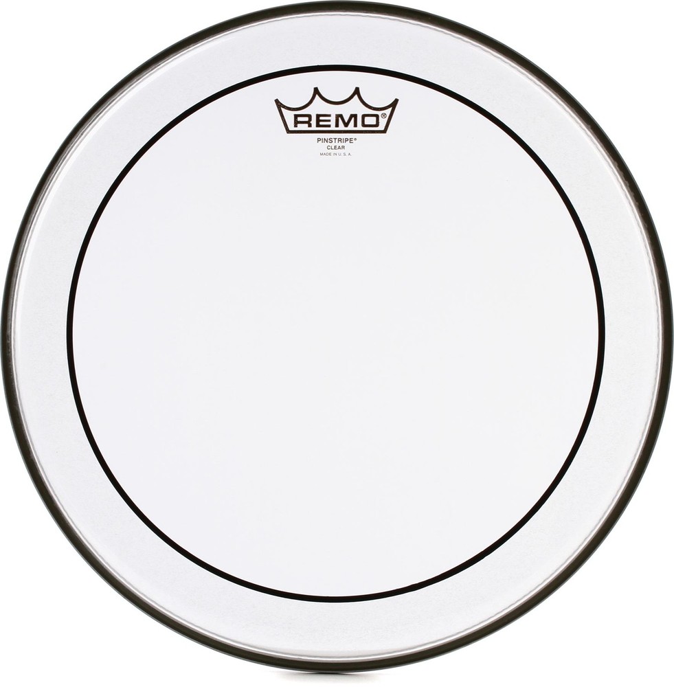 Remo Pinstripe Clear Drumhead - 13 inch (2-pack) Bundle