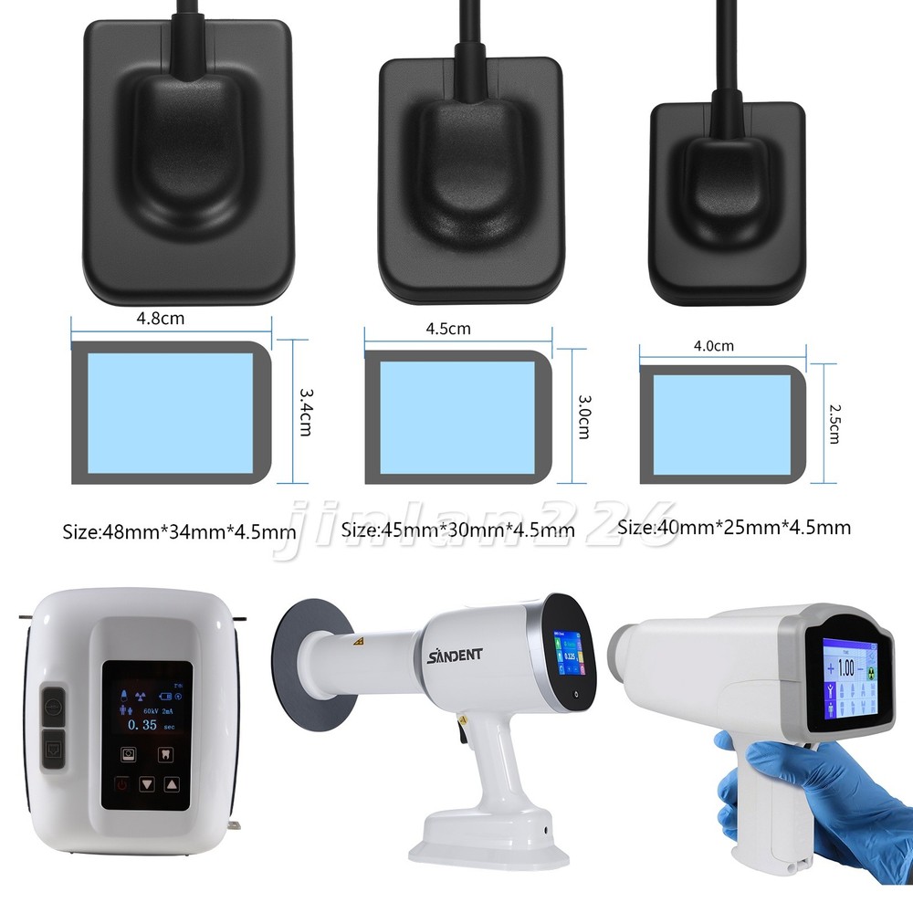 Dental X Portable Ray Digital Machine Rayos/Shield/Frequency Sensor Size 1/2/1.5