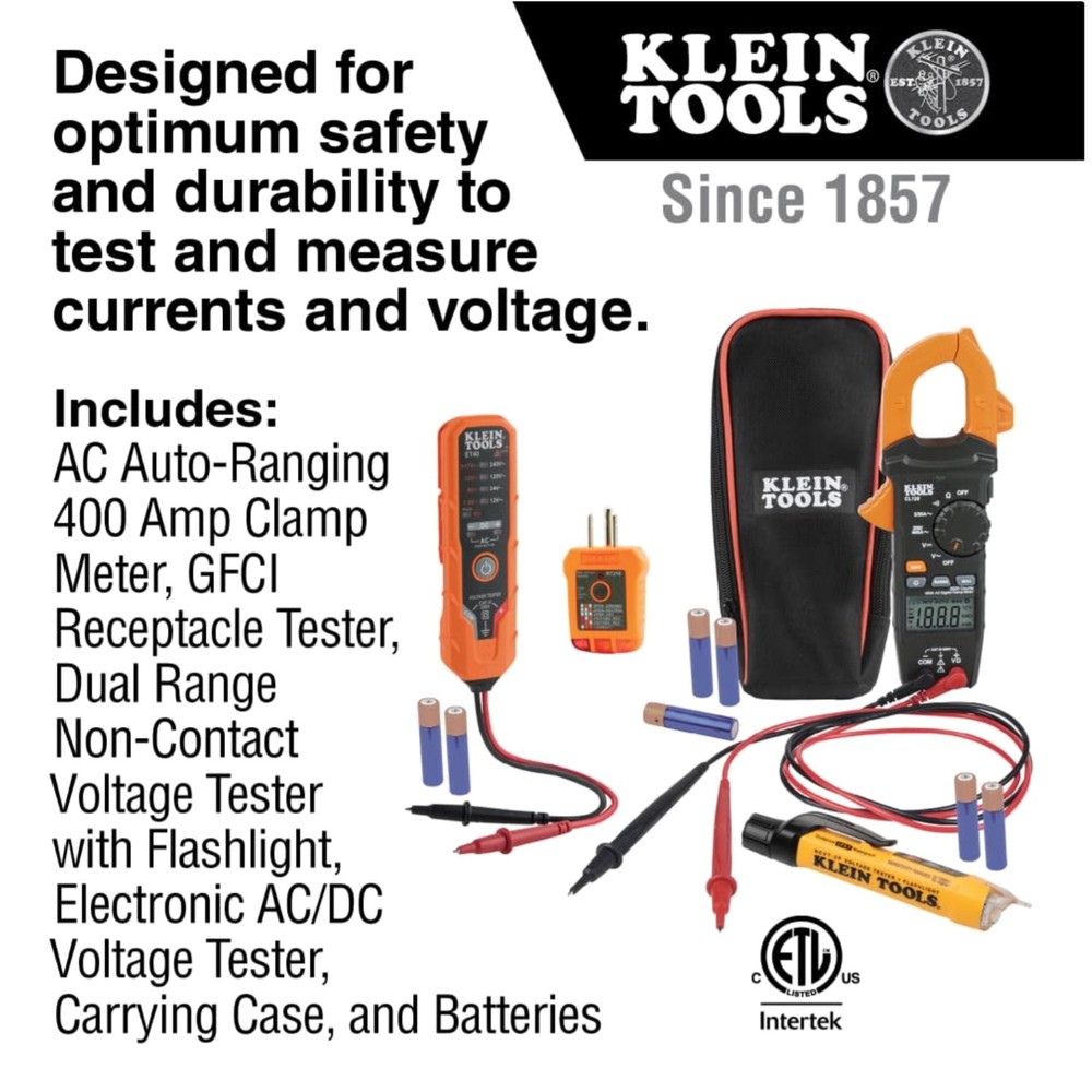 Klein Tools Electrical Voltage  Kit with Clamp Meter