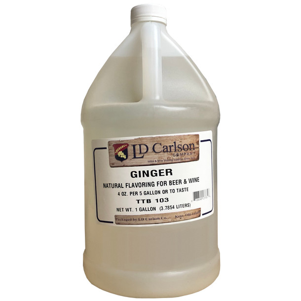 LD Carlson Natural Ginger Flavoring 128 oz