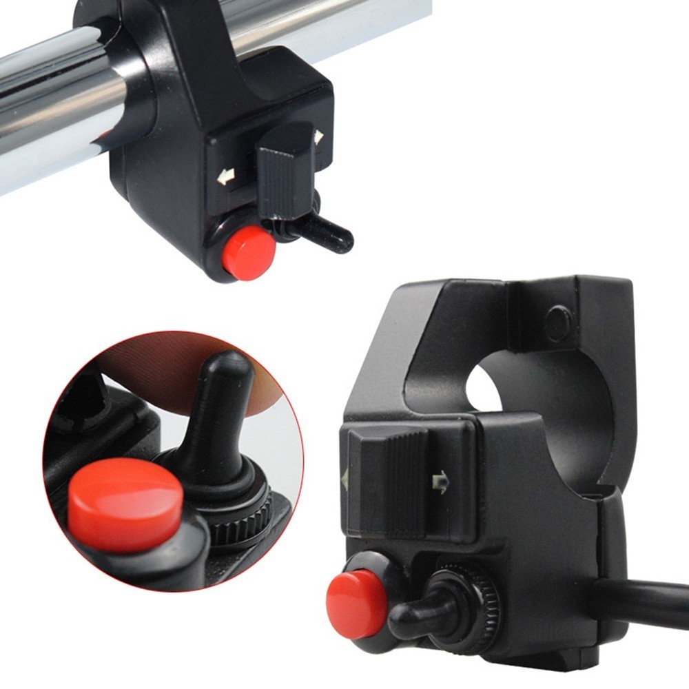 Motorcycle Switches Handlebar Switch Headlight Button 6*5*3.5CM Aluminum