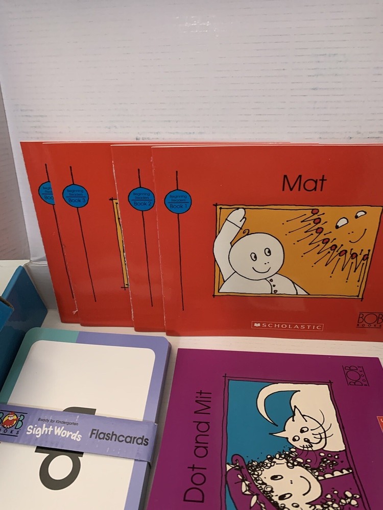 Bob Books Scholastic Reading Kit Beginning Readers Sight Words Educational