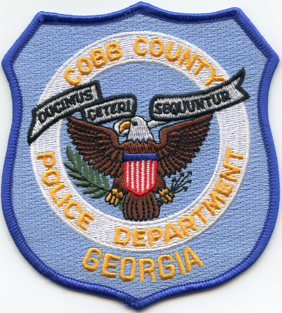 COBB COUNTY GEORGIA POLICE PATCH