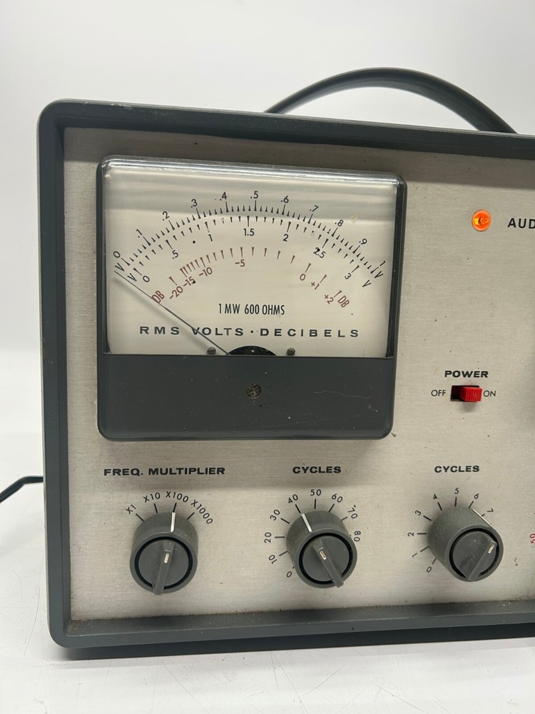Vtg EICO Model 378 Audio Generator Lights Up As Is