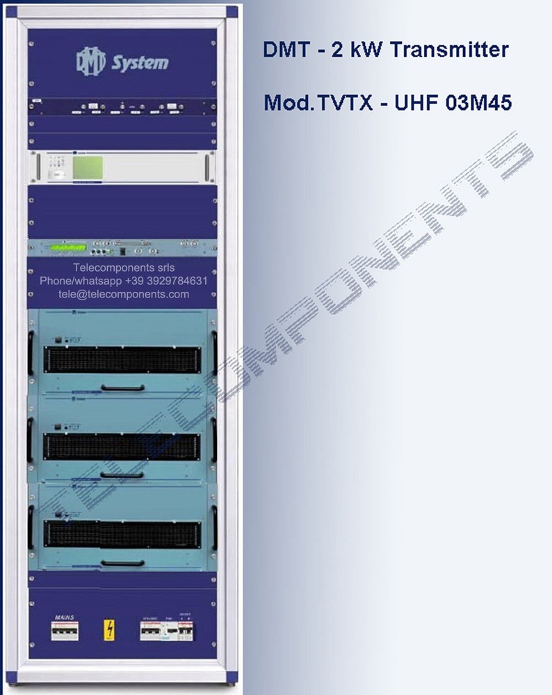 2 Kw 2000 w DMT TV Transmitter NTSC/Pal  Analog  broadcast transmisor
