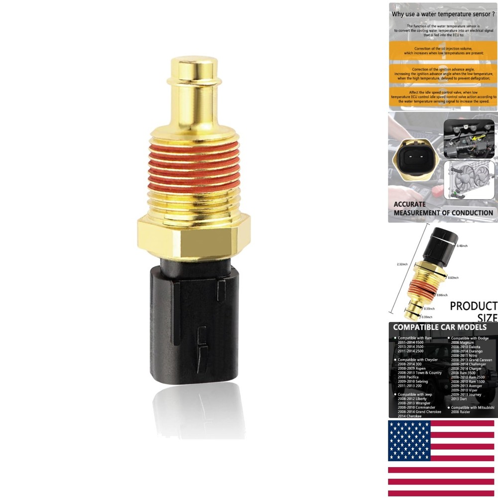 Durable Engine Coolant Temperature Sensor for Chrysler, Dodge & Ram Vehicles