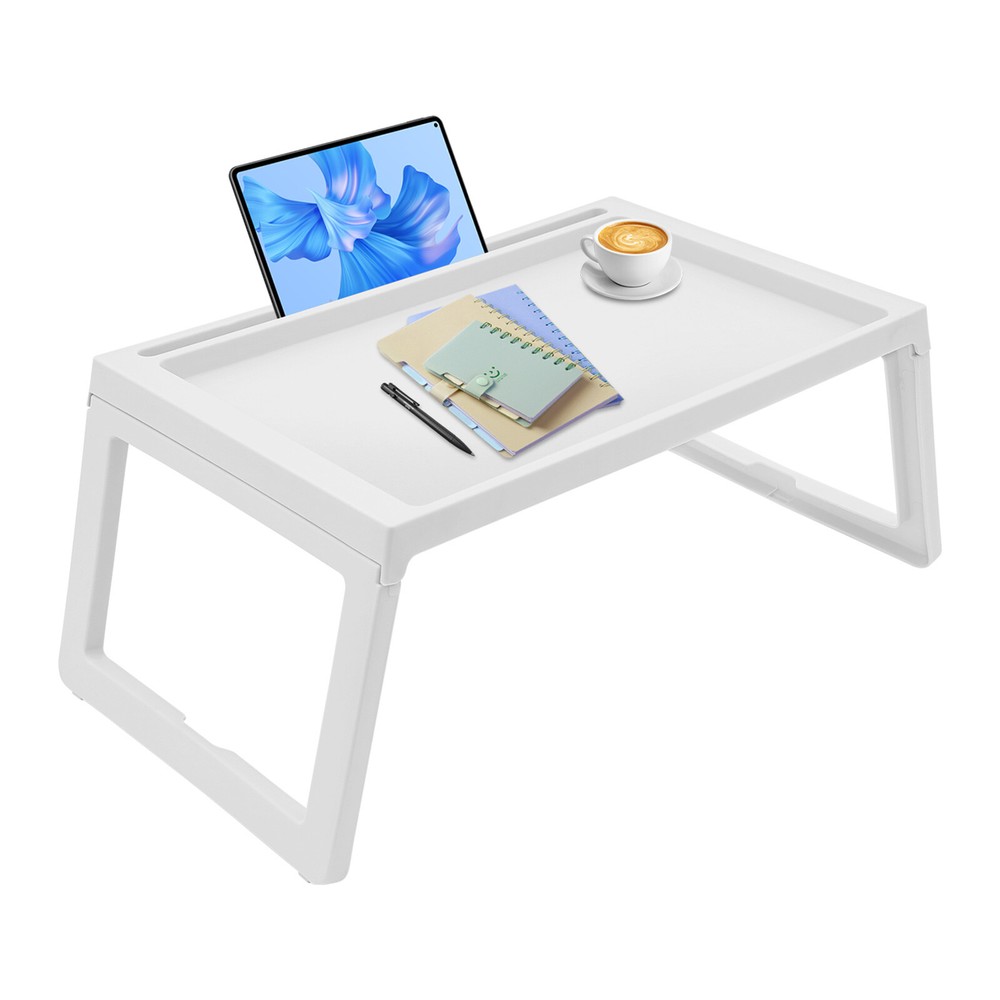 6 Set Modern Lap Desks Foldable Laptop Desk Tray Table Computer Bed Stand White