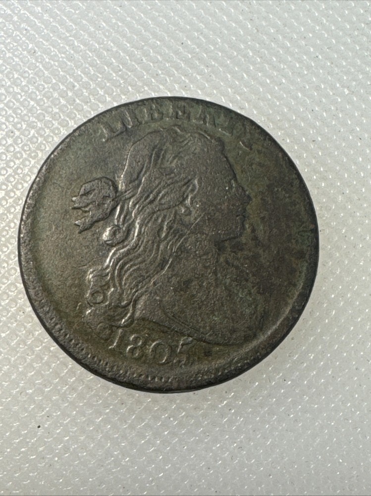 1805 draped bust large cent TM