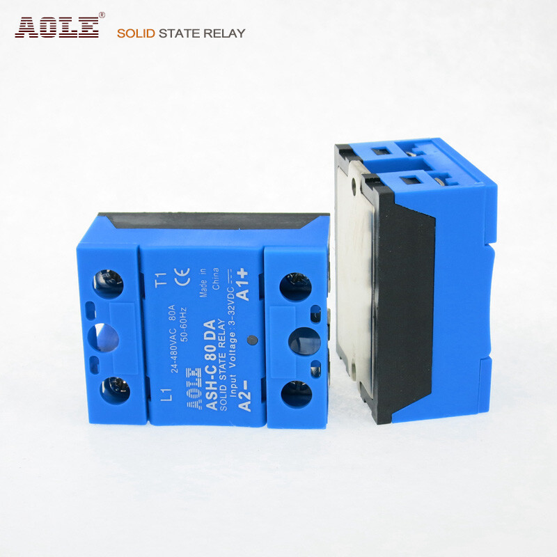 SSR single phase solid state relay 80A DC-AC ASH-C 80DA