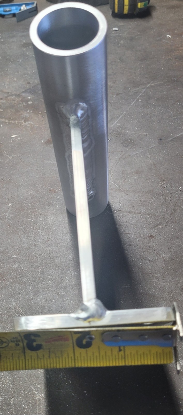 1 1/4" Inside Diameter Shallow Water Anchor ANGLED Transom / Stern Mount.