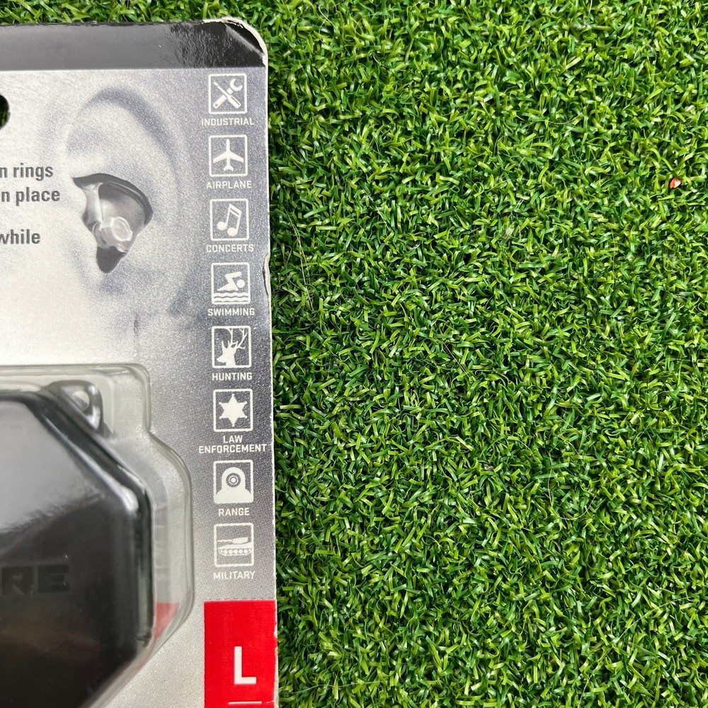 Surefire EP3 Sonic Defenders Filtered Earplug Clear Large New