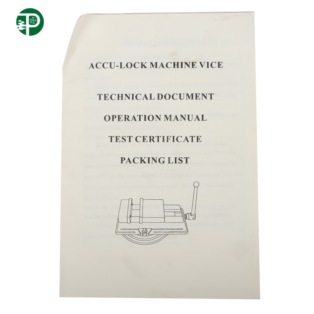 Precision 3 Inch Milling Machine Lockdown Vise With 360 Swiveling Base