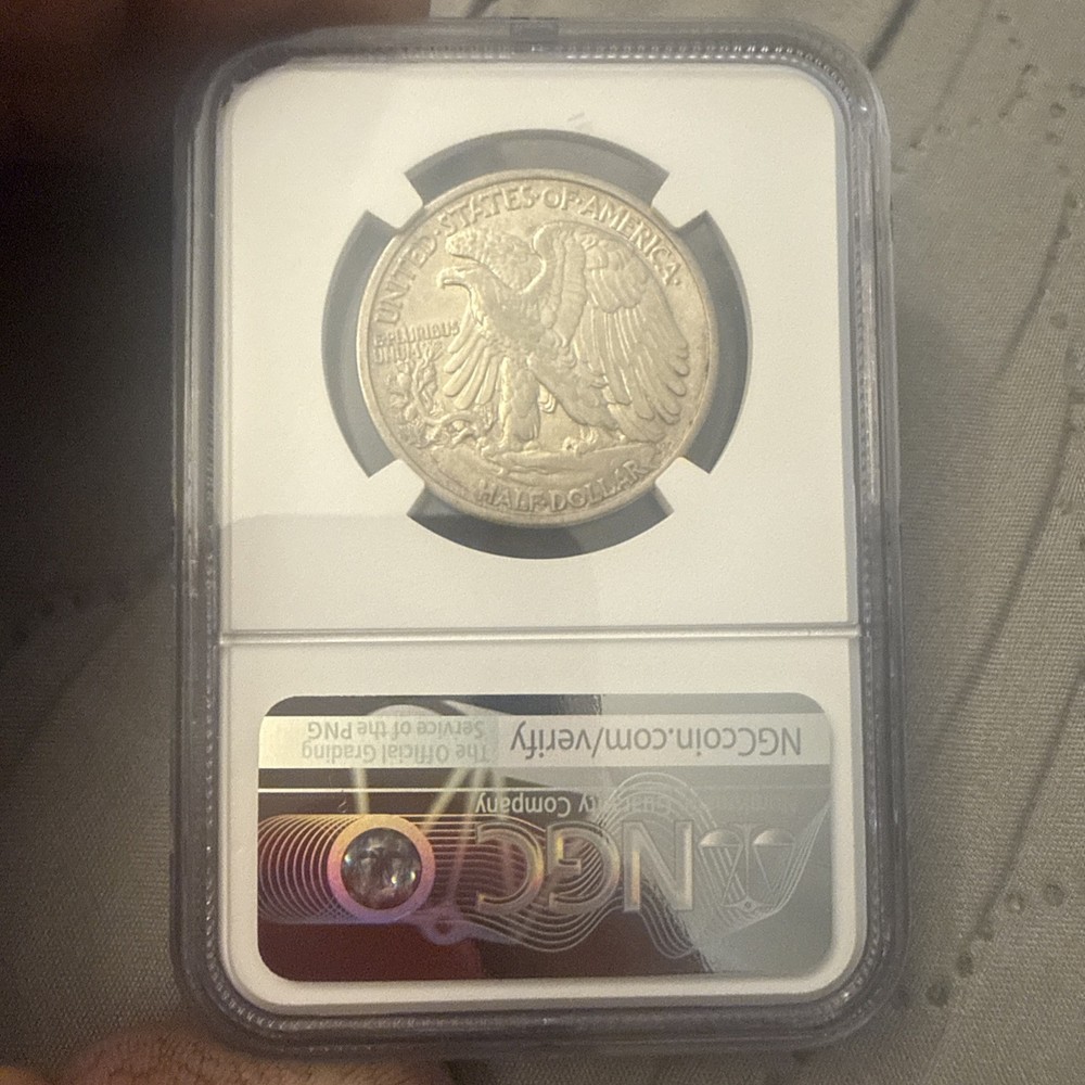 1917 Walking Liberty Half Dollar (AU53)