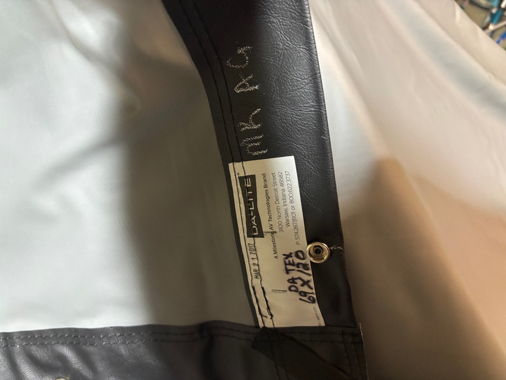 Da-Lite Fast-Fold 69" x 120" (10' HD) Replacement Da-Tex (Rear Only) Surface