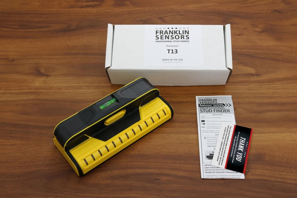 ProSensor T13 Stud Finder with 13-Sensors, Large, Yellow