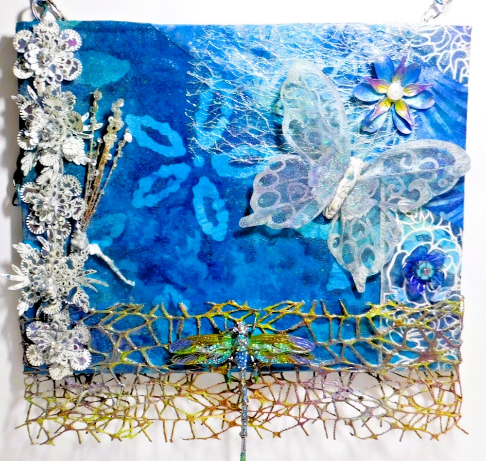 Unique Mixed Media Hanging Art Boards