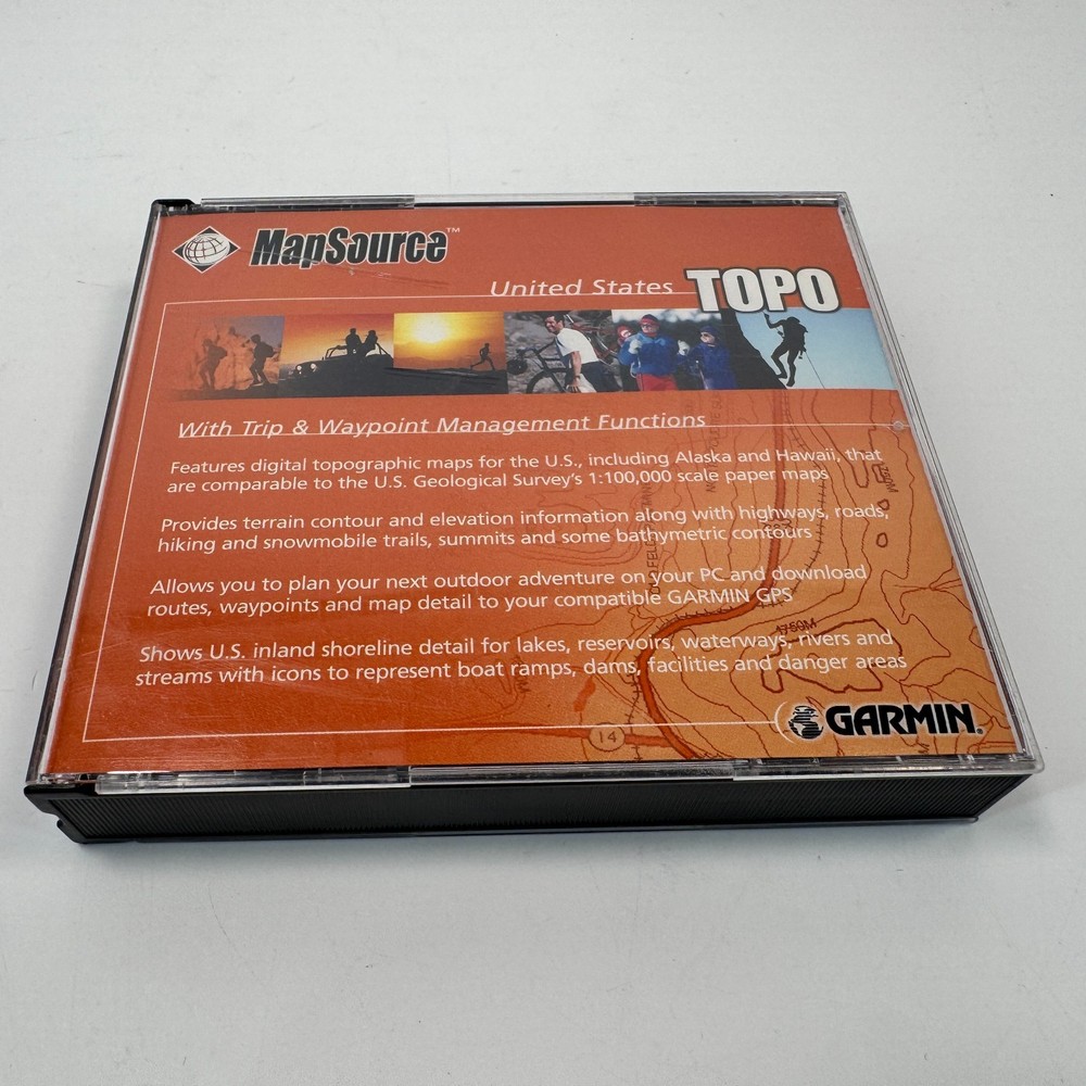 Garmin MapSource TOPO USA Version 3.02 3 CD Set with Serial Number