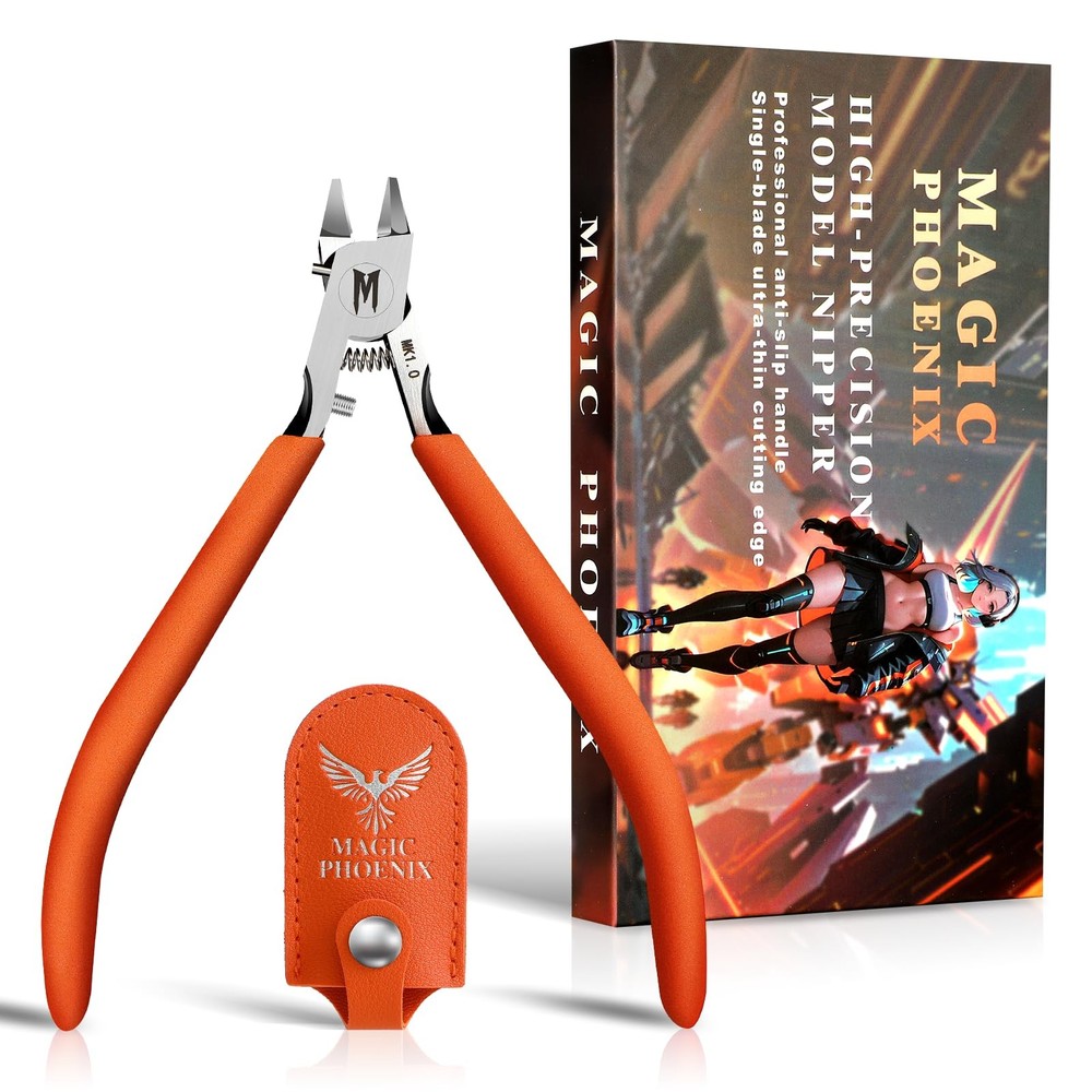 Ultimate Model Nippers, Ultra-thin Single Blade Flush Cutter for Gundam & Res...