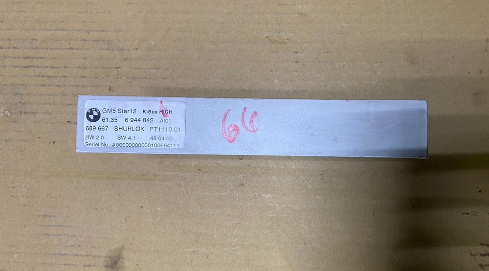 BMW Body Control Module 6944842 E46 M3 and 330i models. GM5 hardware version 2.0
