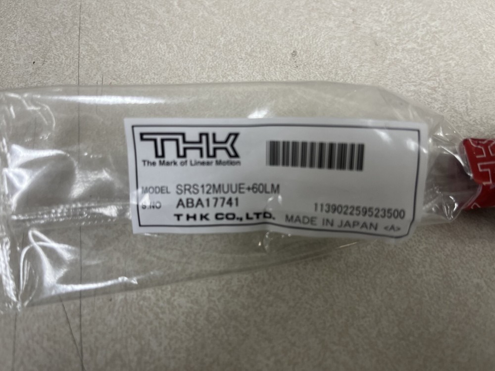 THK SRS12MUUE+60LM Linear Guide With Rail