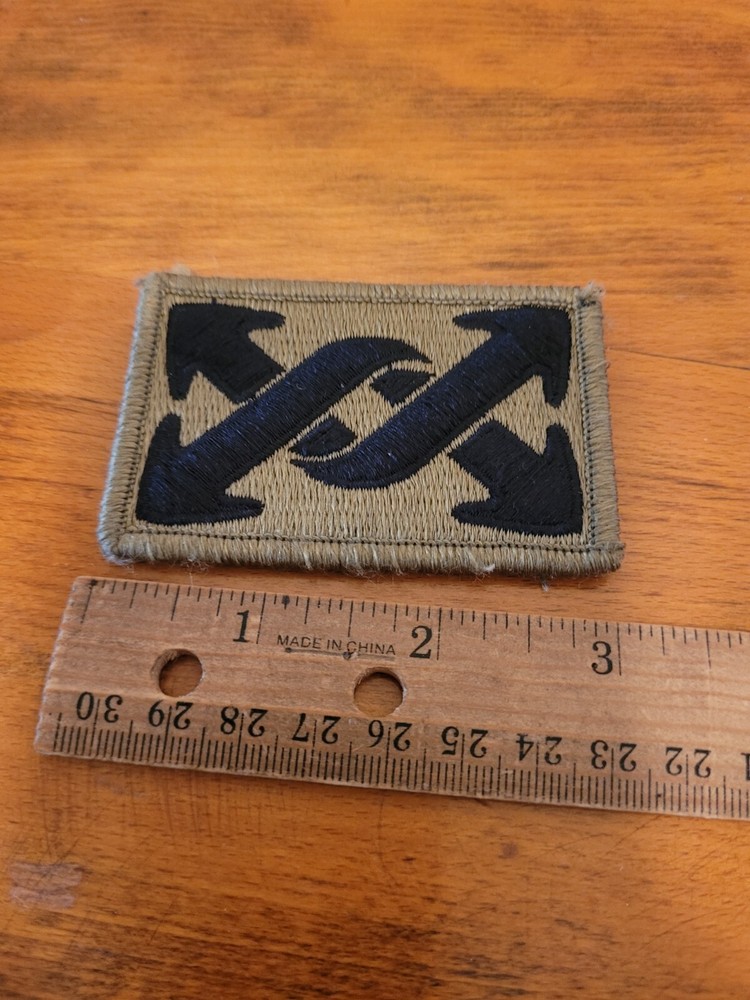 US Army 143rd Transportation Brigade Patch Loop Connector