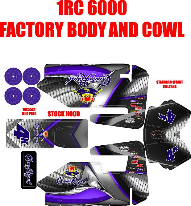 1RC MIDGET WRAP PURPLE CRWN THEME