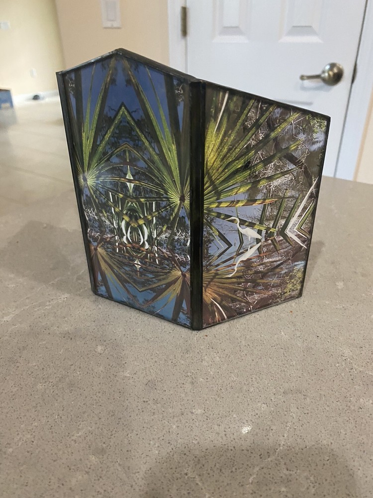 Stained Glass Candle Holder