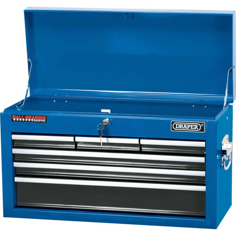 Draper 6 Drawer Tool Chest Blue / Black